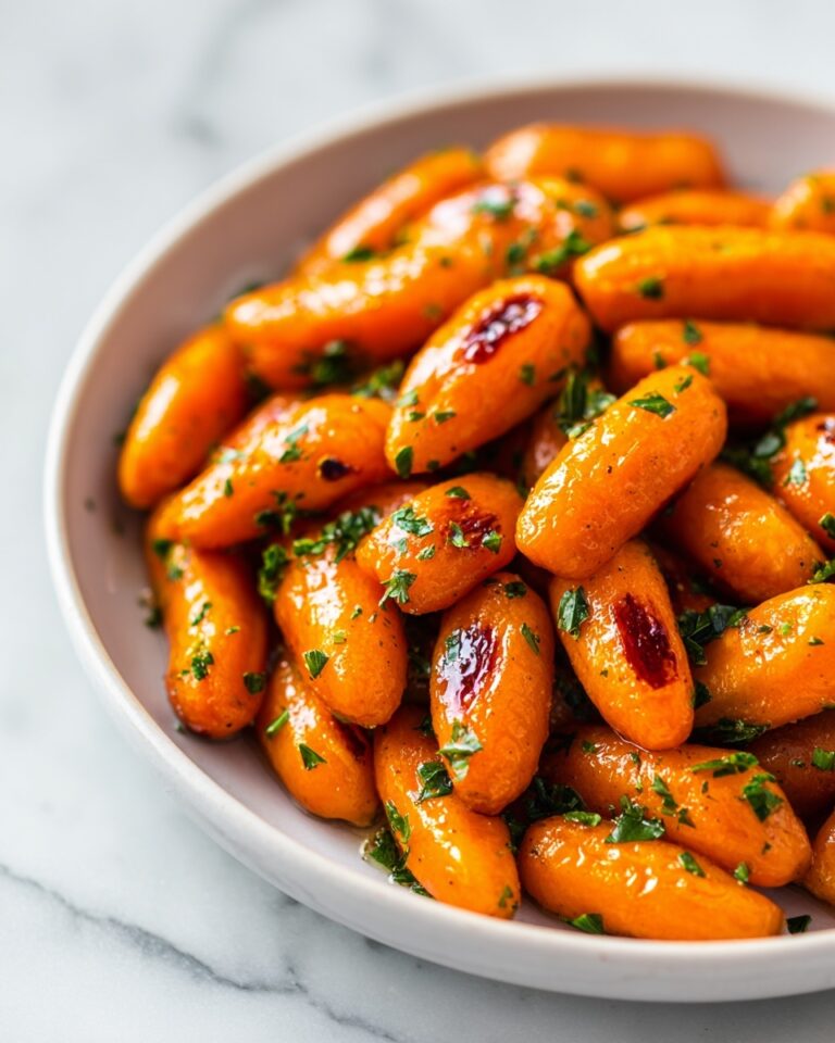 Honey Garlic Butter Roasted Carrots Recipe