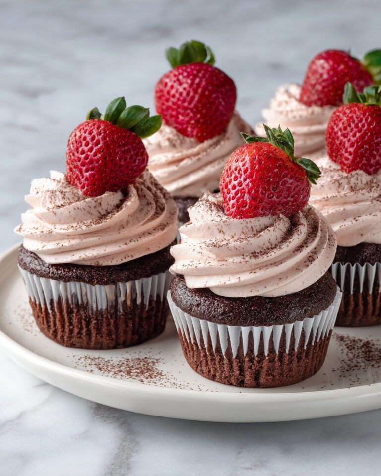 Chocolate Cheesecake Stuffed Strawberries Recipe