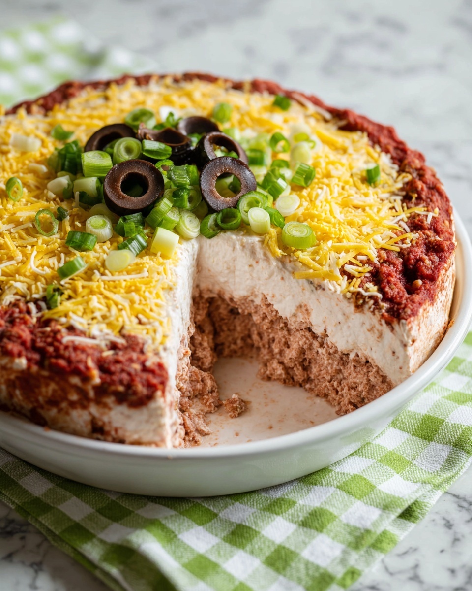 Layered Cream Cheese and Salsa Dip Recipe - Recipe Image