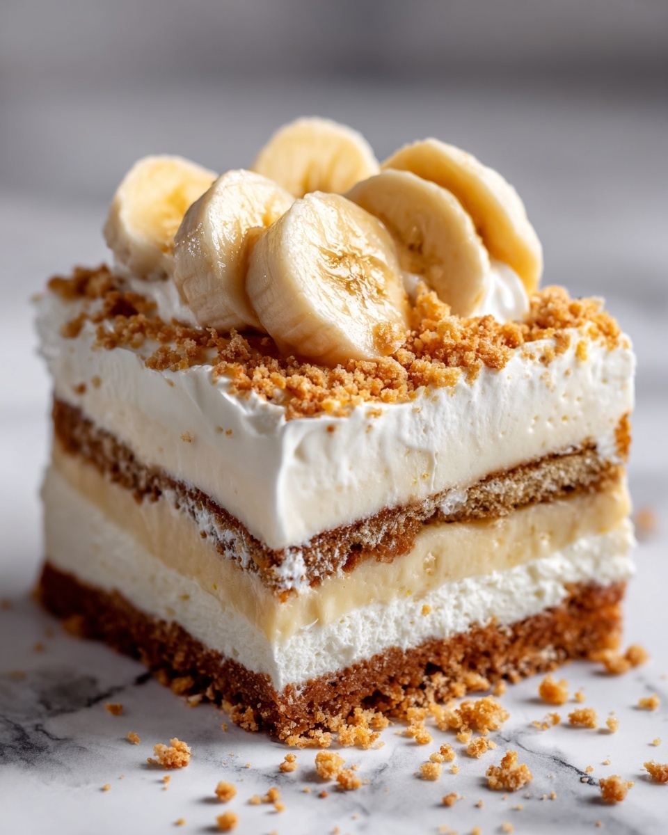 No-Bake Banana Pudding Cheesecake Recipe - Recipe Image