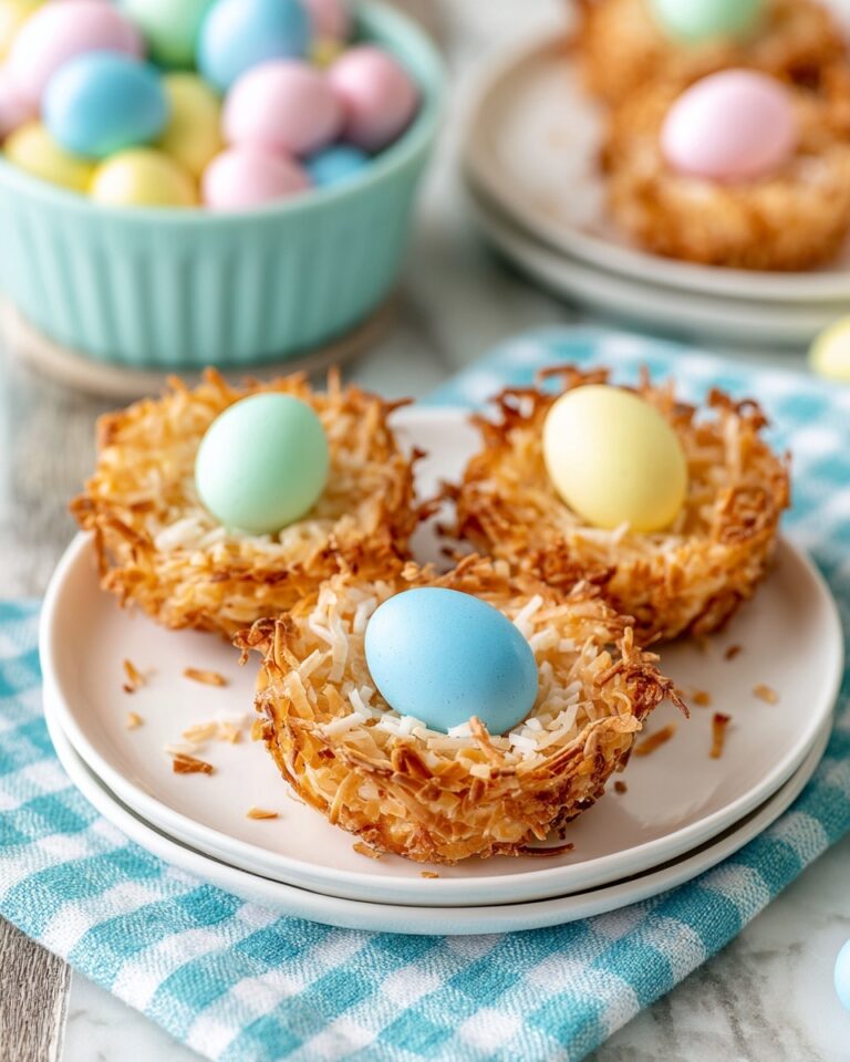 Coconut Macaroons Easter Birds Nests Recipe