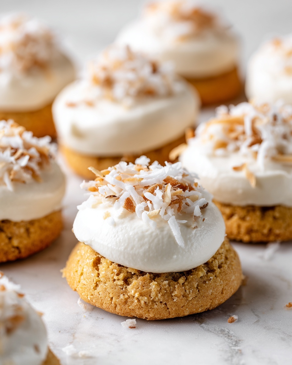 Lemon Coconut Cheesecake Cookies Recipe - Recipe Image