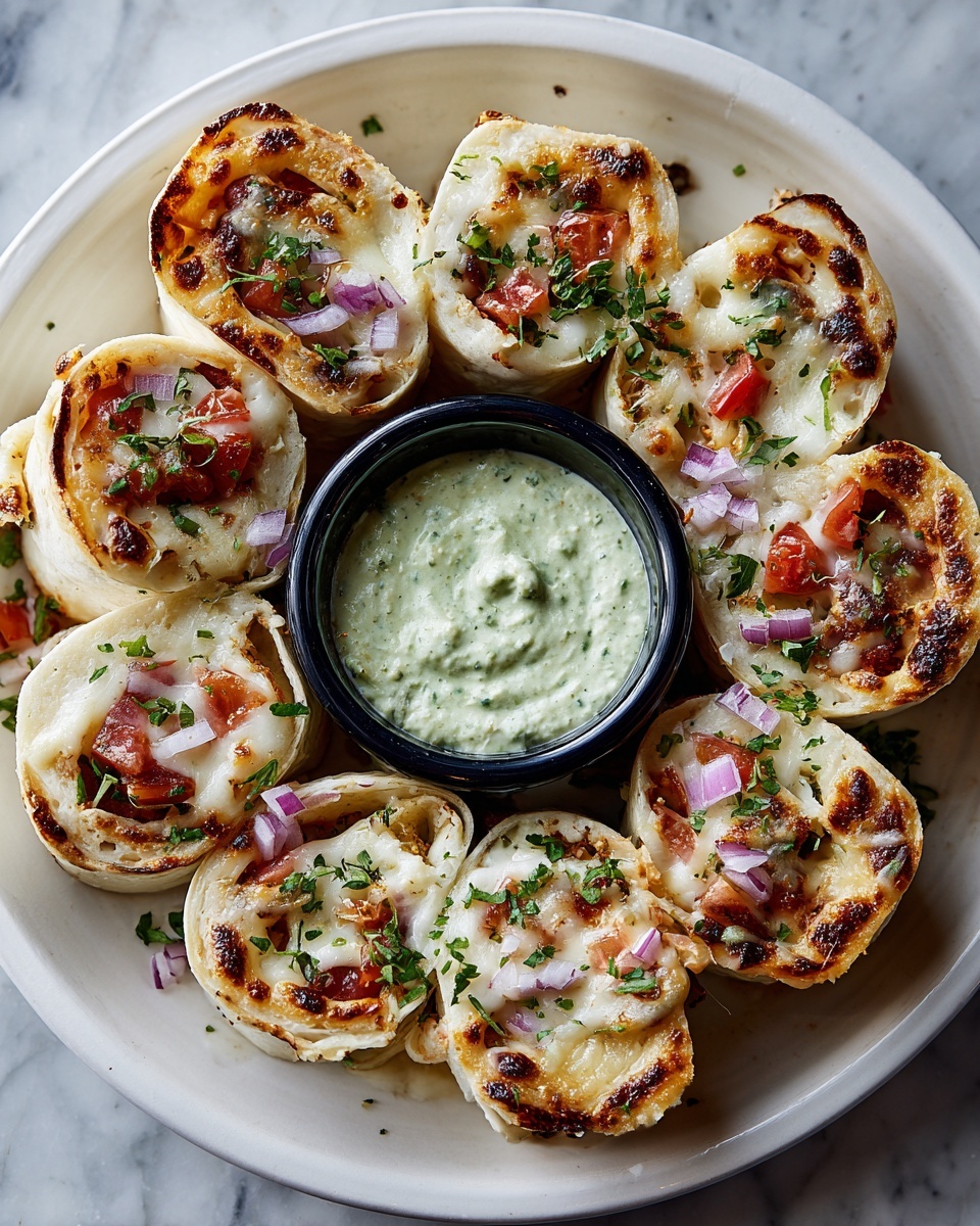 Blooming Quesadilla Ring Recipe - Recipe Image