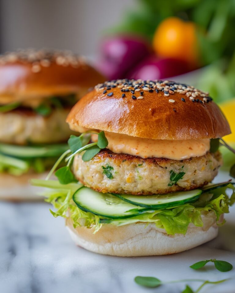 Chicken Dumpling Burgers Recipe