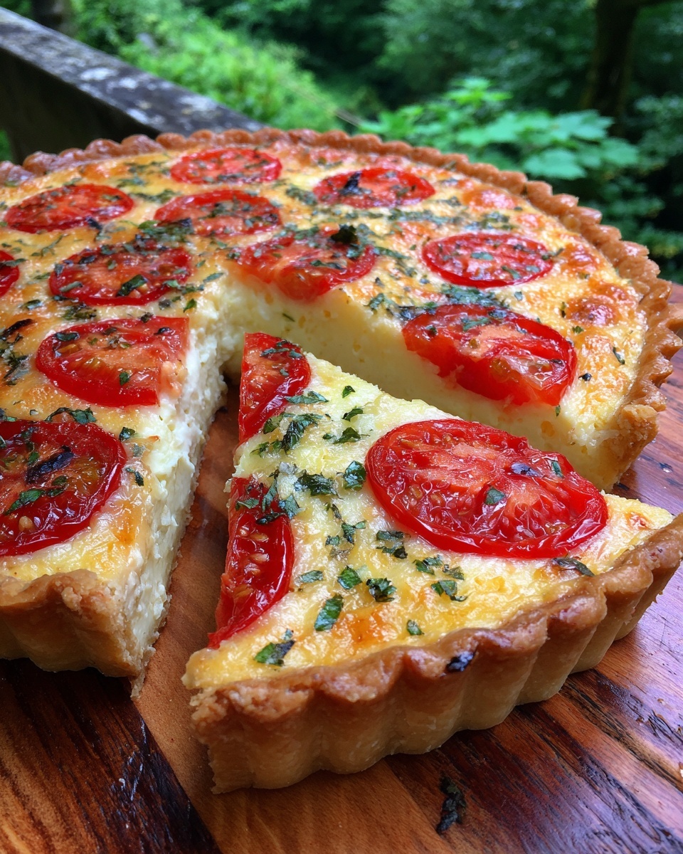 Fresh Tomato Ricotta Tart in Puff Pastry Recipe - Recipe Image