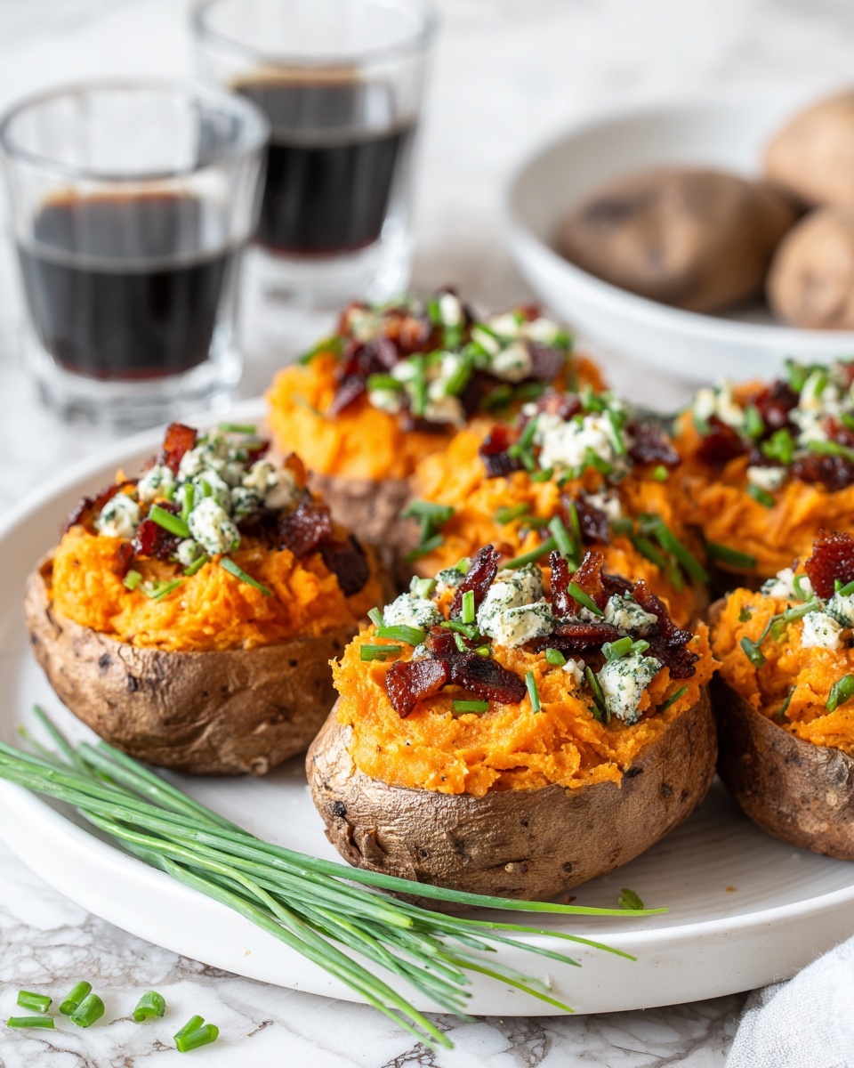 Loaded Smashed Potatoes with Cheddar, Bacon, and Green Onions Recipe - Recipe Image