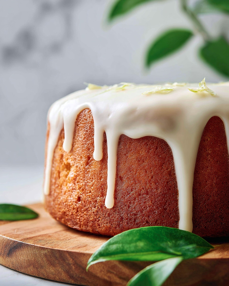 Carrot Pound Cake with Cream Cheese Glaze Recipe - Recipe Image