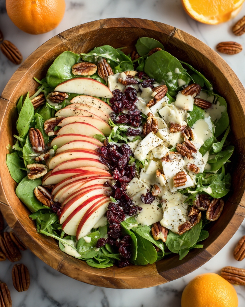 Christmas Salad with Cranberries, Pecans, and Goat Cheese Recipe - Recipe Image