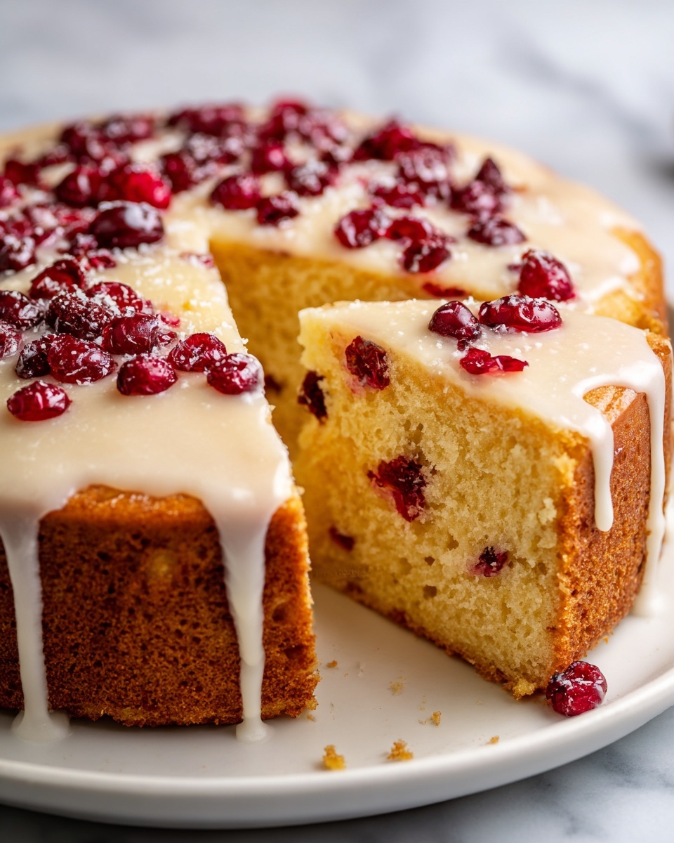 Rhubarb Cake with Butter Sauce Recipe - Recipe Image
