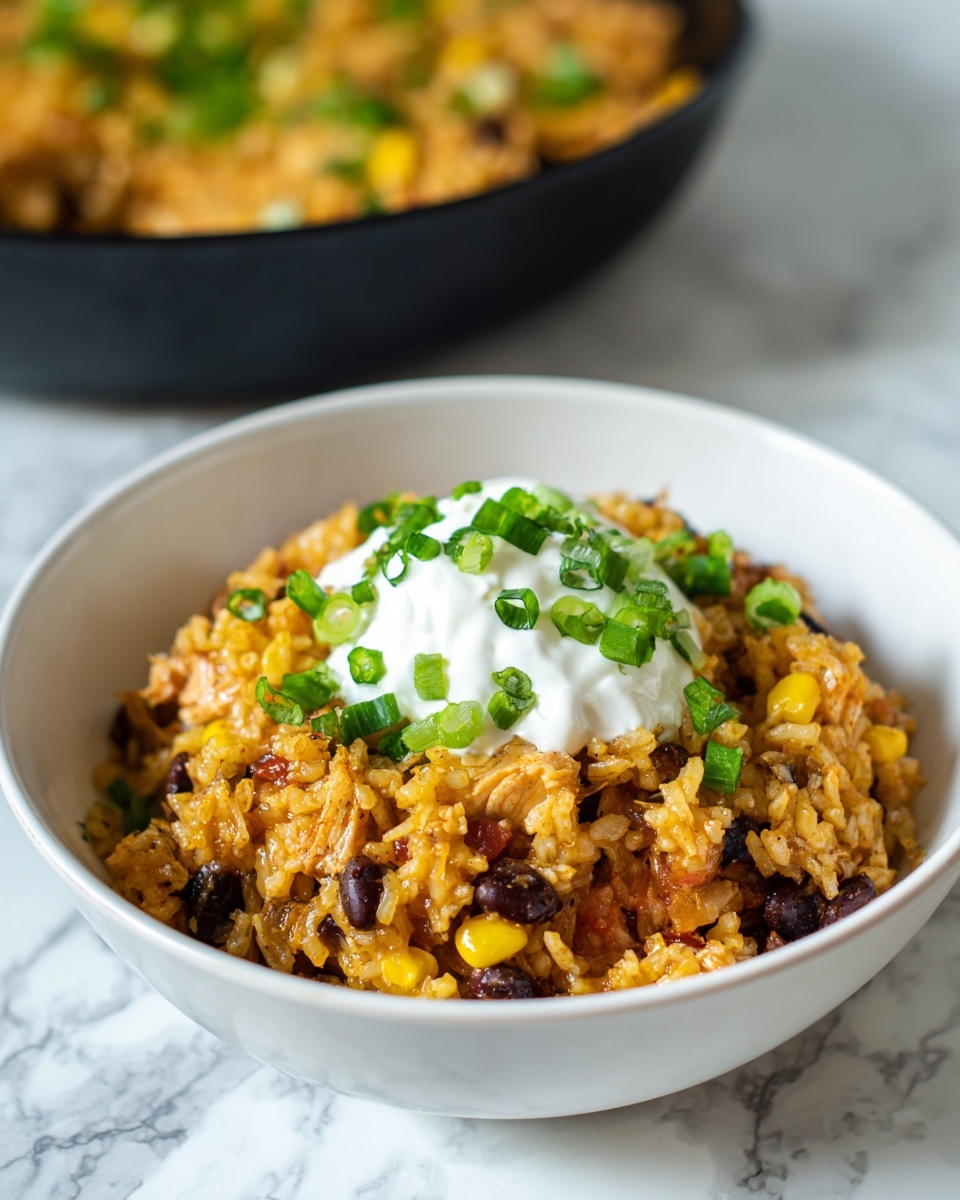 One Pot Wonder Chicken Enchilada Bowls Recipe - Recipe Image
