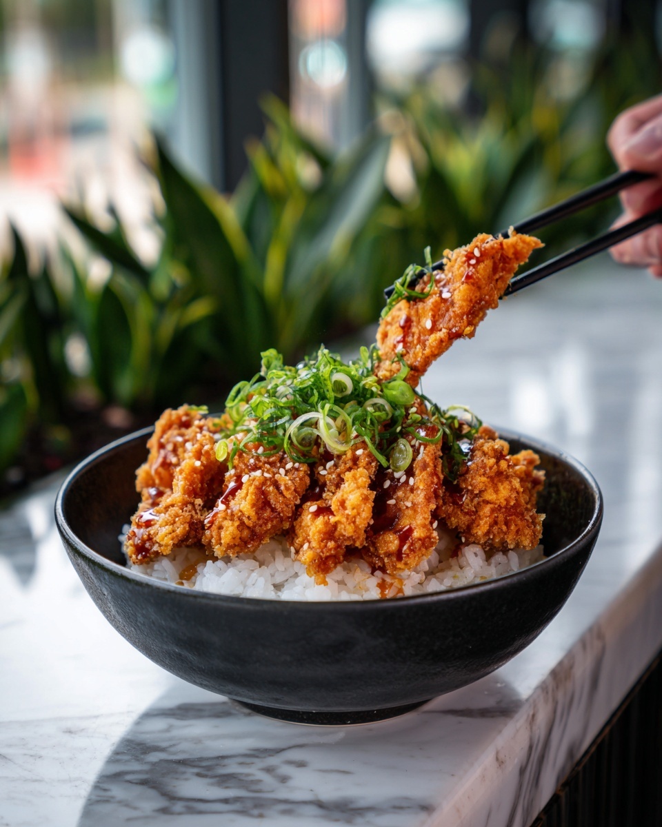 Japanese Katsu Bowls with Tonkatsu Sauce Recipe - Recipe Image