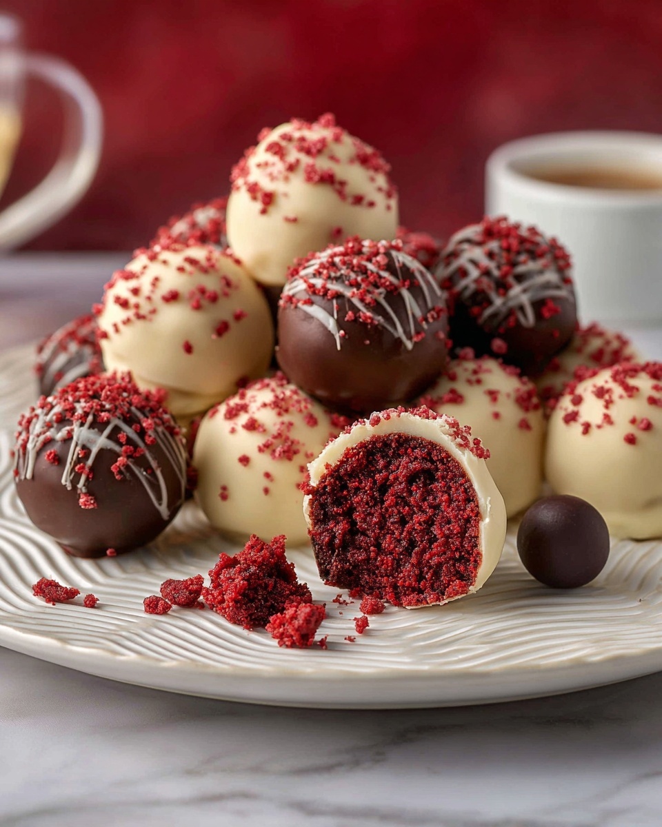 Red Velvet Cake Balls Recipe - Recipe Image