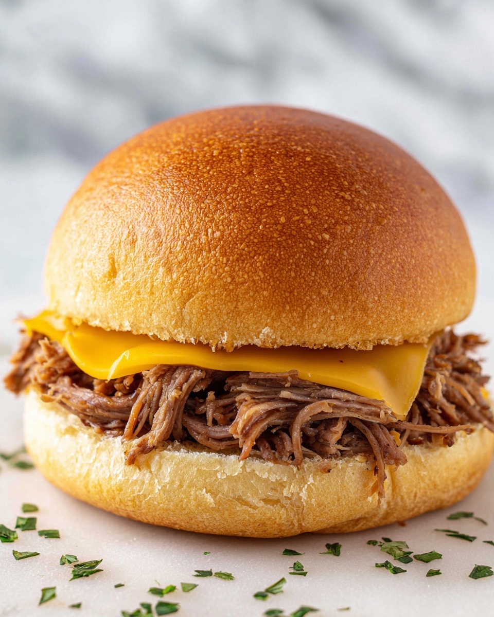 Savory Delight: French Dip Sliders Recipe - Recipe Image