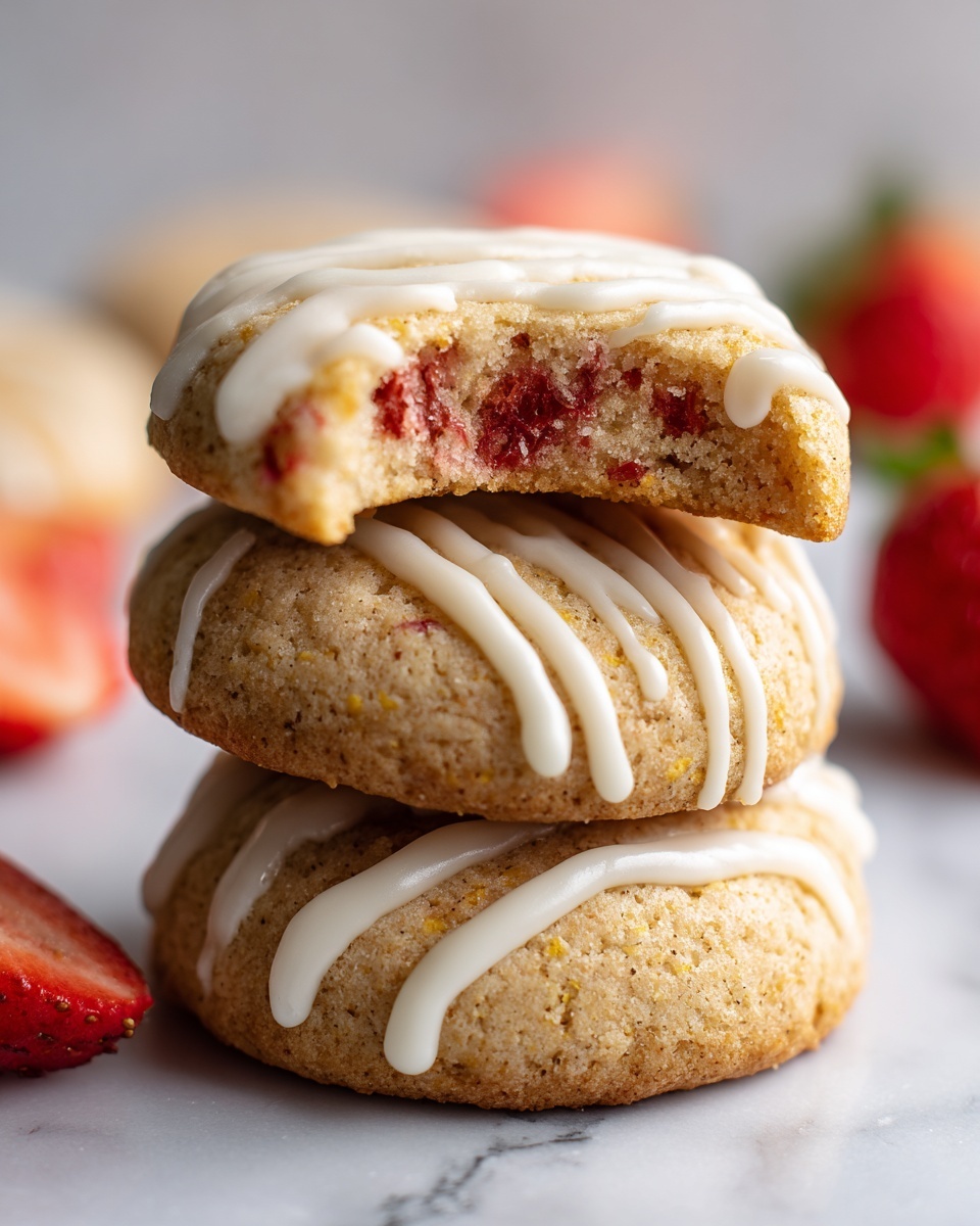 White Chocolate Raspberry Cookies Recipe - Recipe Image