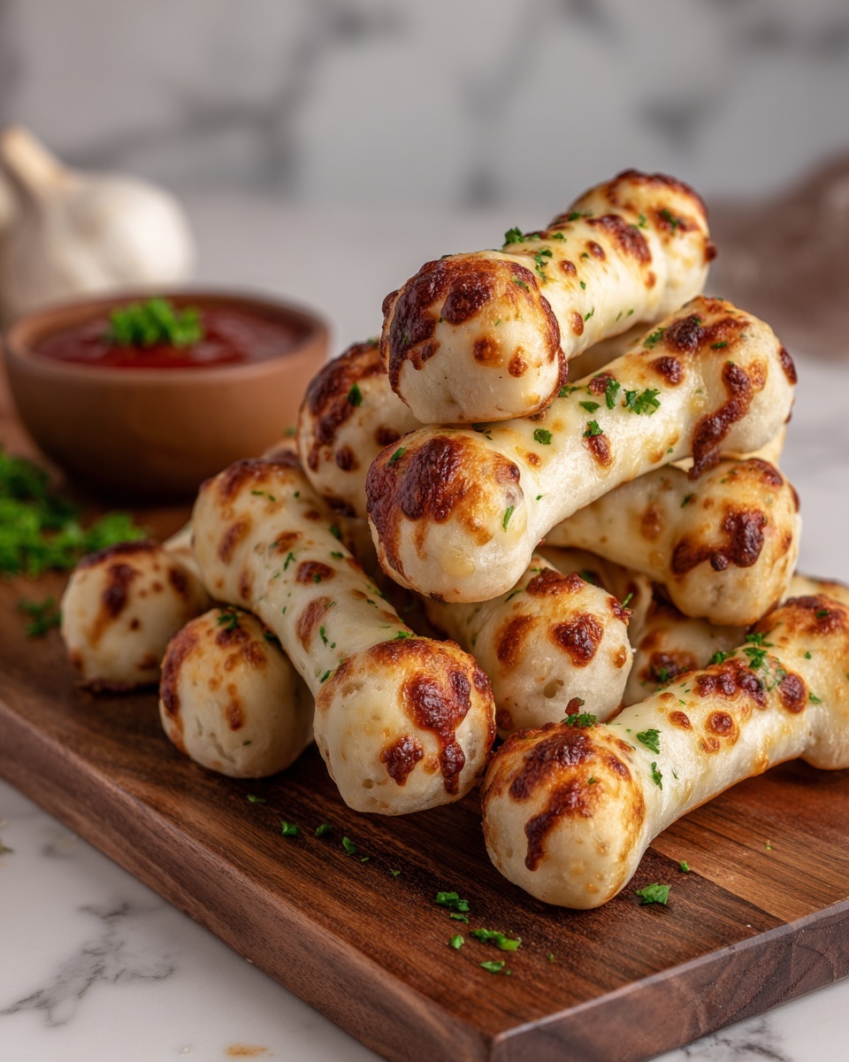 Cheesy Halloween Breadstick Bones Recipe - Recipe Image