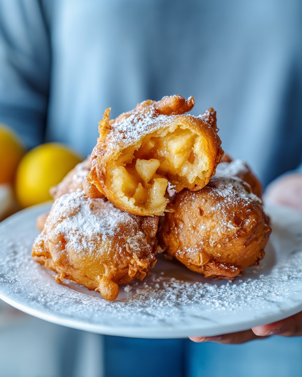 Crispy Air Fryer Apple Fritters You’ll Crave! Recipe - Recipe Image