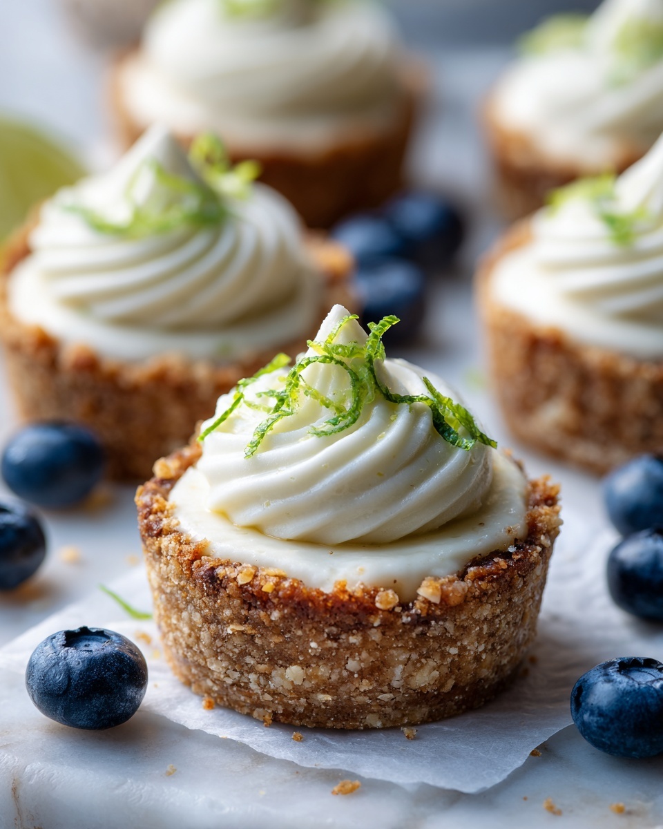 Zesty Key Lime Cheesecake Cookie Cups Recipe - Recipe Image