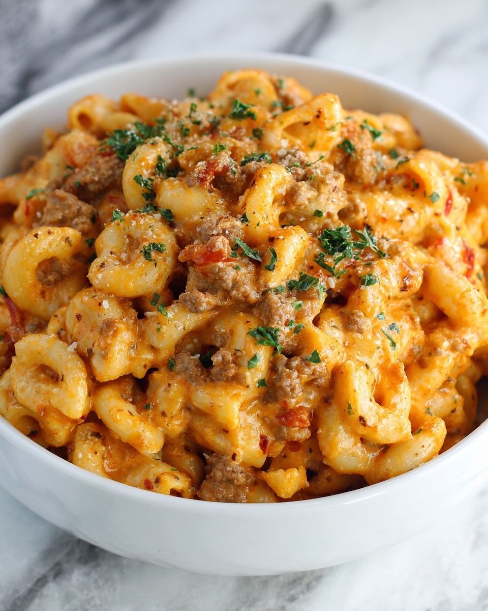 Cheesy Beef Taco Pasta Recipe - Recipe Image