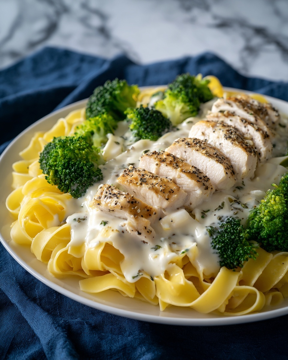 Easy Chicken Broccoli Alfredo for Busy Nights Recipe - Recipe Image