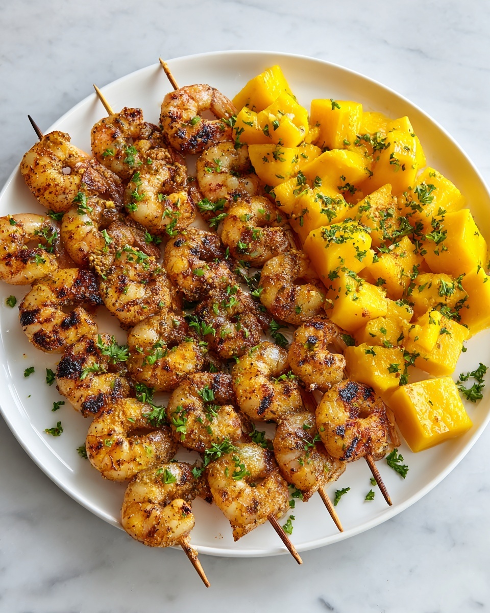 Mango Jalapeño BBQ Shrimp Recipe - Recipe Image