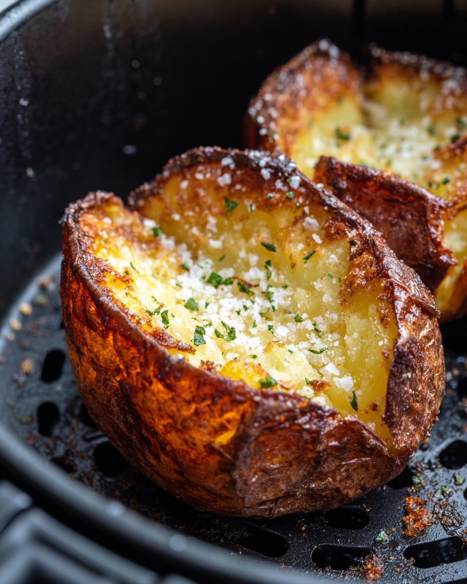 Air Fryer Baked Potatoes Recipe - Recipe Image