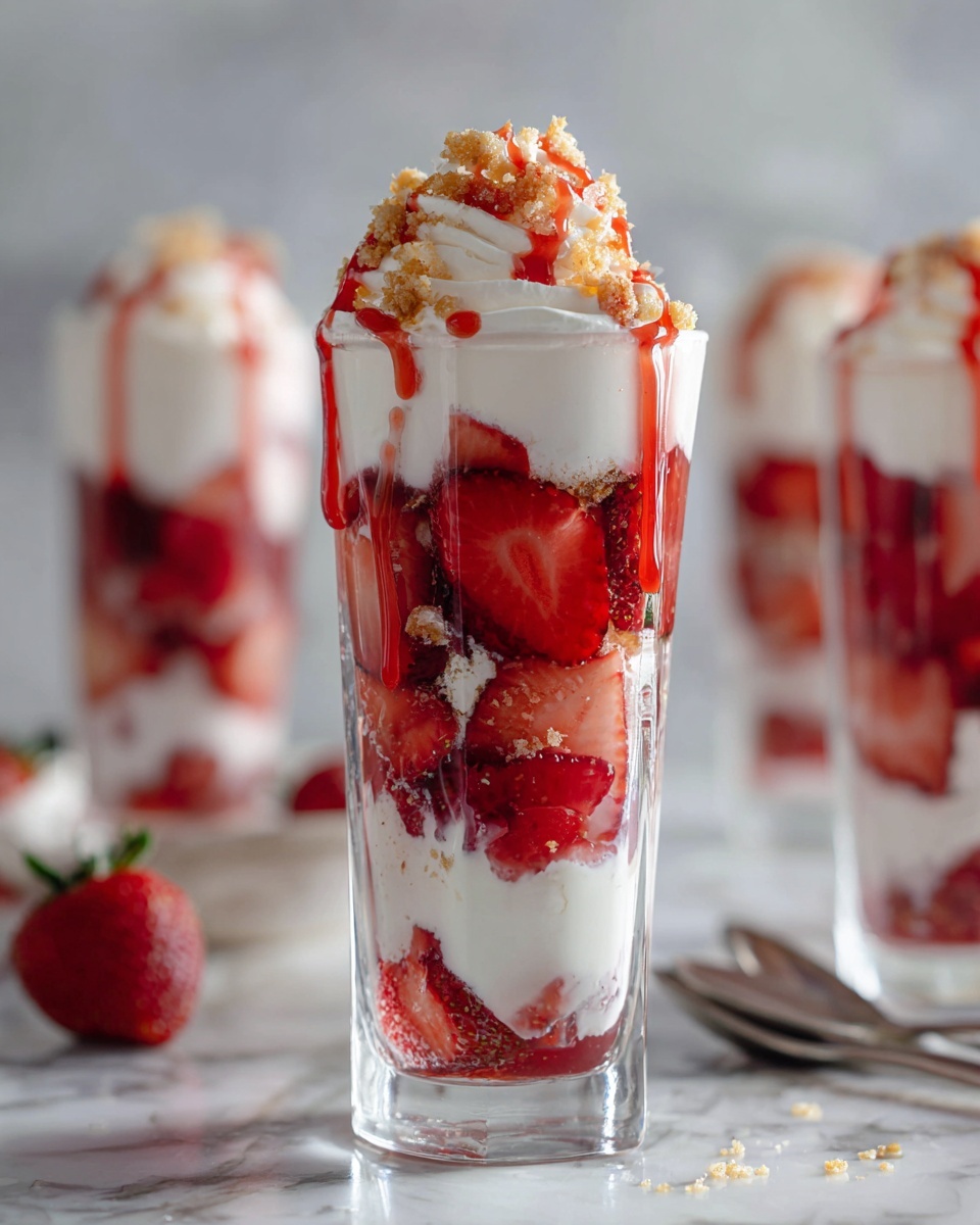 Strawberry Shortcake Cheesecake Cups Recipe - Recipe Image
