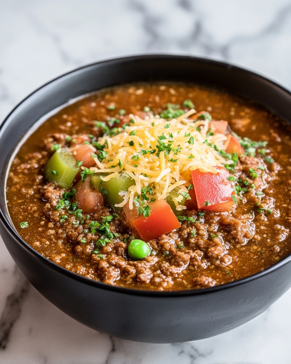 Homemade Delicious Old Fashioned Sausage and Lentil Soup Recipe - Recipe Image
