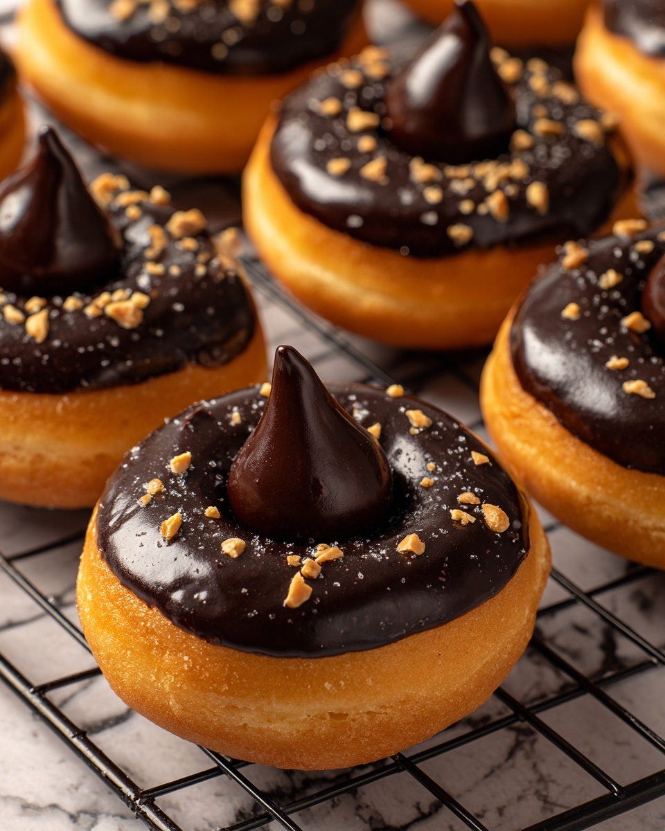 Chocolate Hazelnut Cream Doughnuts Recipe - Recipe Image