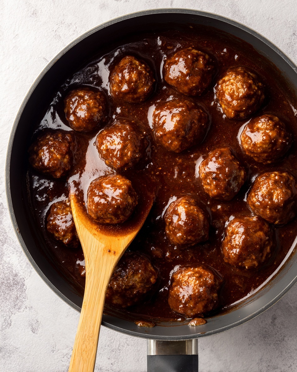 Slow Cooker Salisbury Steak Meatballs (Frozen Meatballs) Recipe - Recipe Image