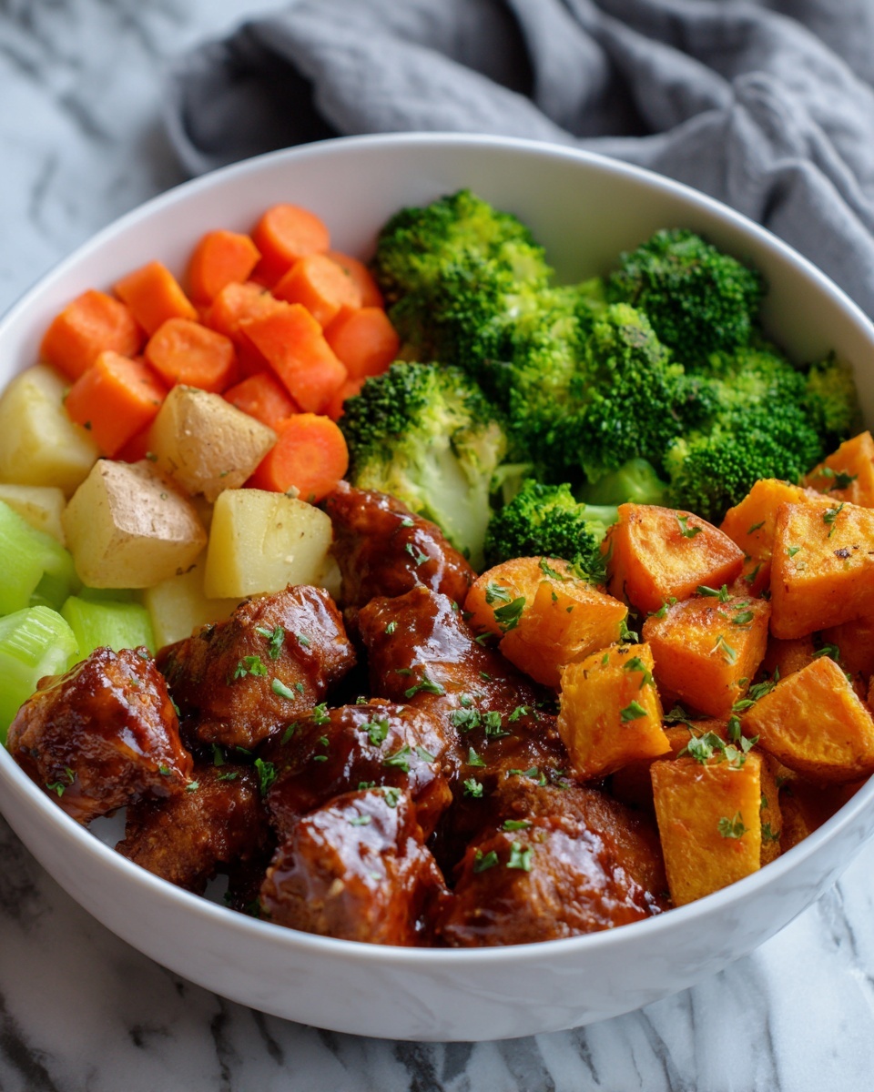 Skinny Chicken and Roasted Potato Bowl Recipe - Recipe Image