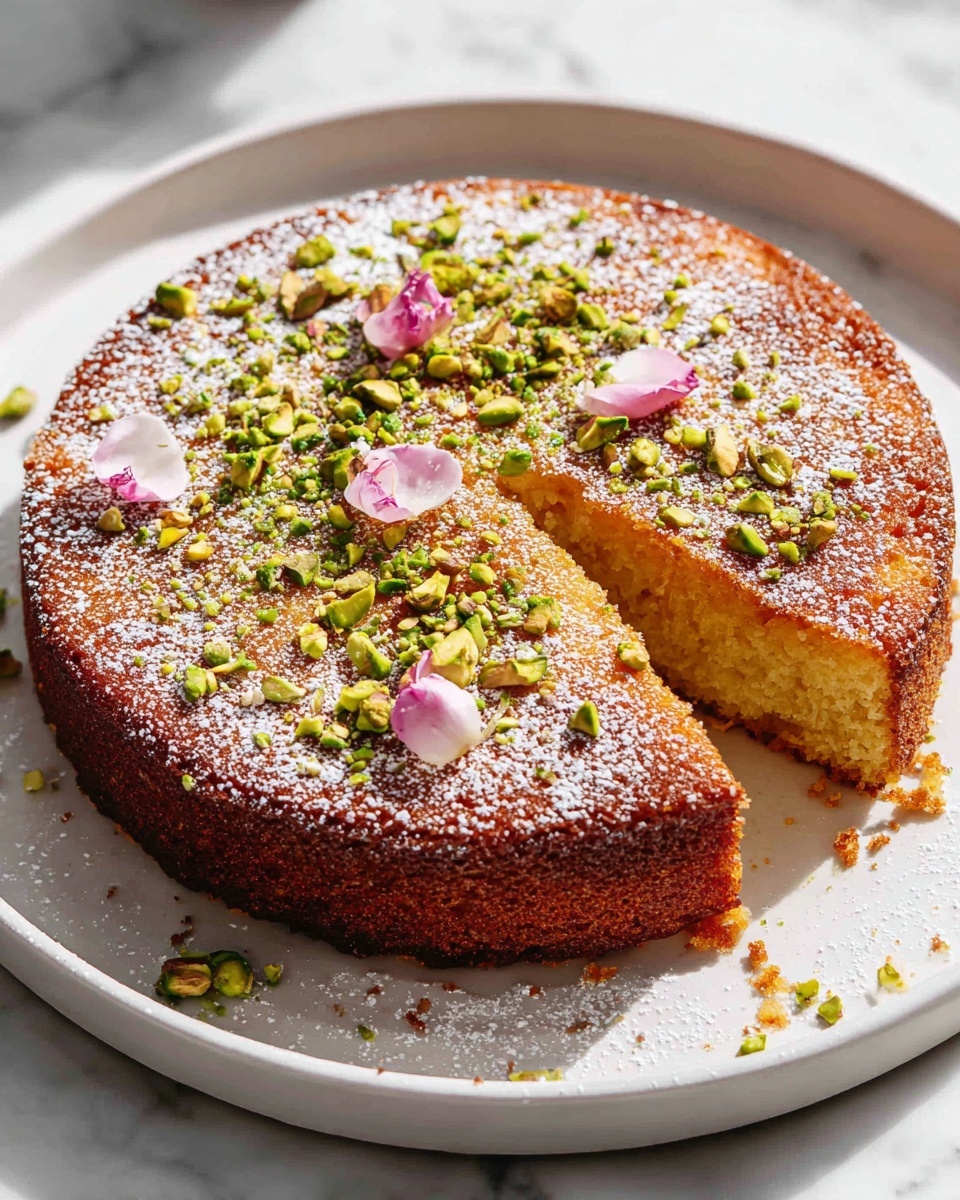 Rosewater Pistachio Cake Recipe - Recipe Image