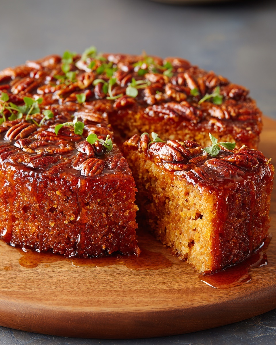 Decadent Maple Syrup and Walnut Cake Recipe - Recipe Image