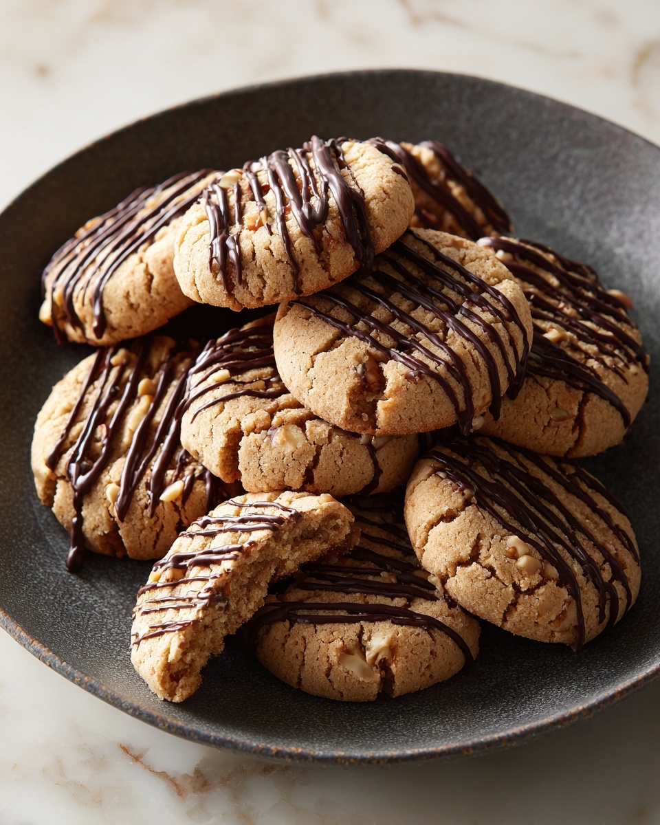 Snickers-Stuffed Peanut Butter Cookies Recipe - Recipe Image