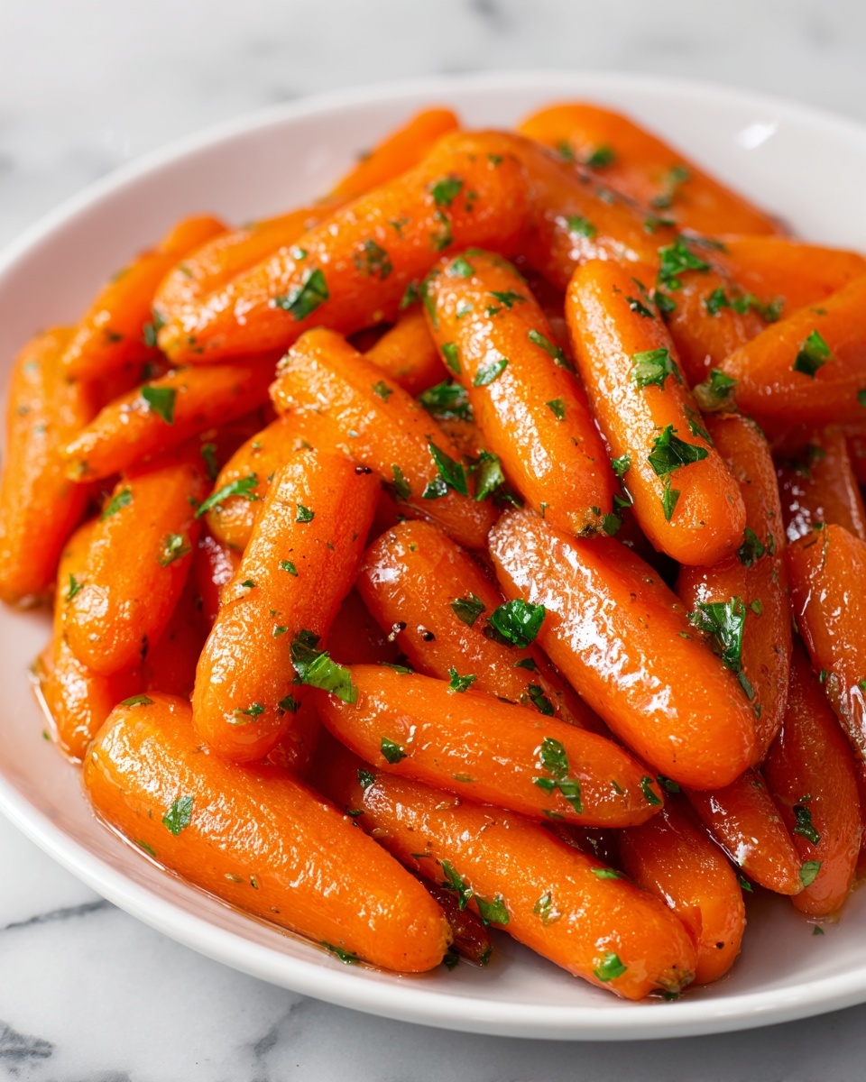 Honey Garlic Butter Roasted Carrots Recipe - Recipe Image