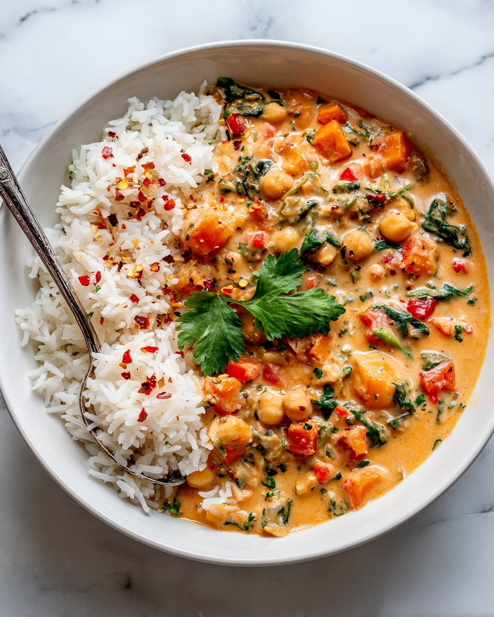 Sweet Potato and Chickpea Curry Recipe - Recipe Image