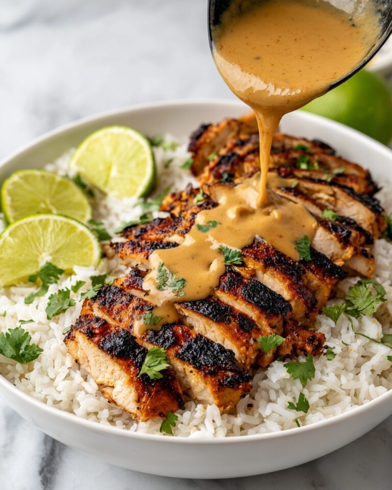 Sweet Chili Chicken Bowl with Coconut Lime Drizzle Recipe