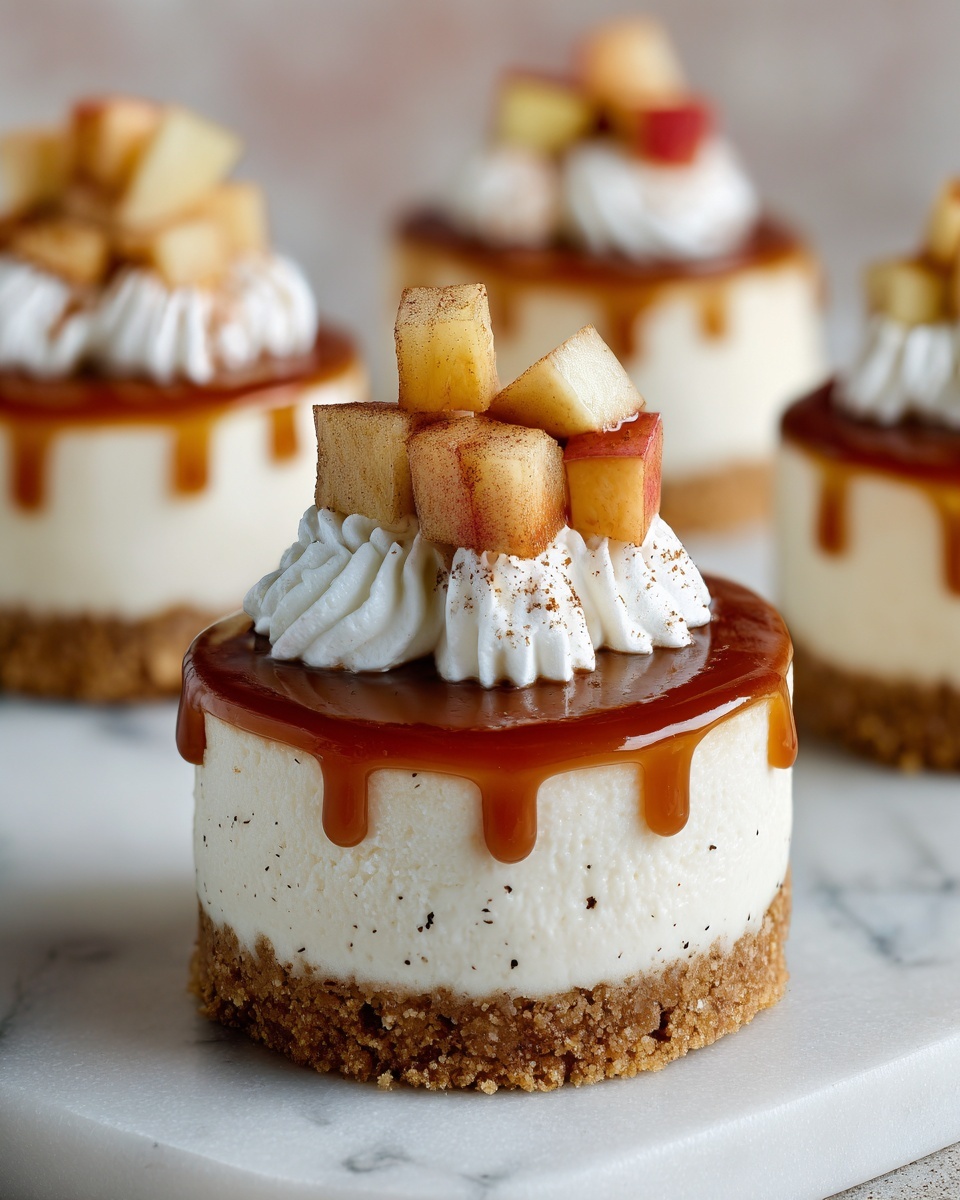 Caramel Apple Cheesecake Cups Recipe - Recipe Image