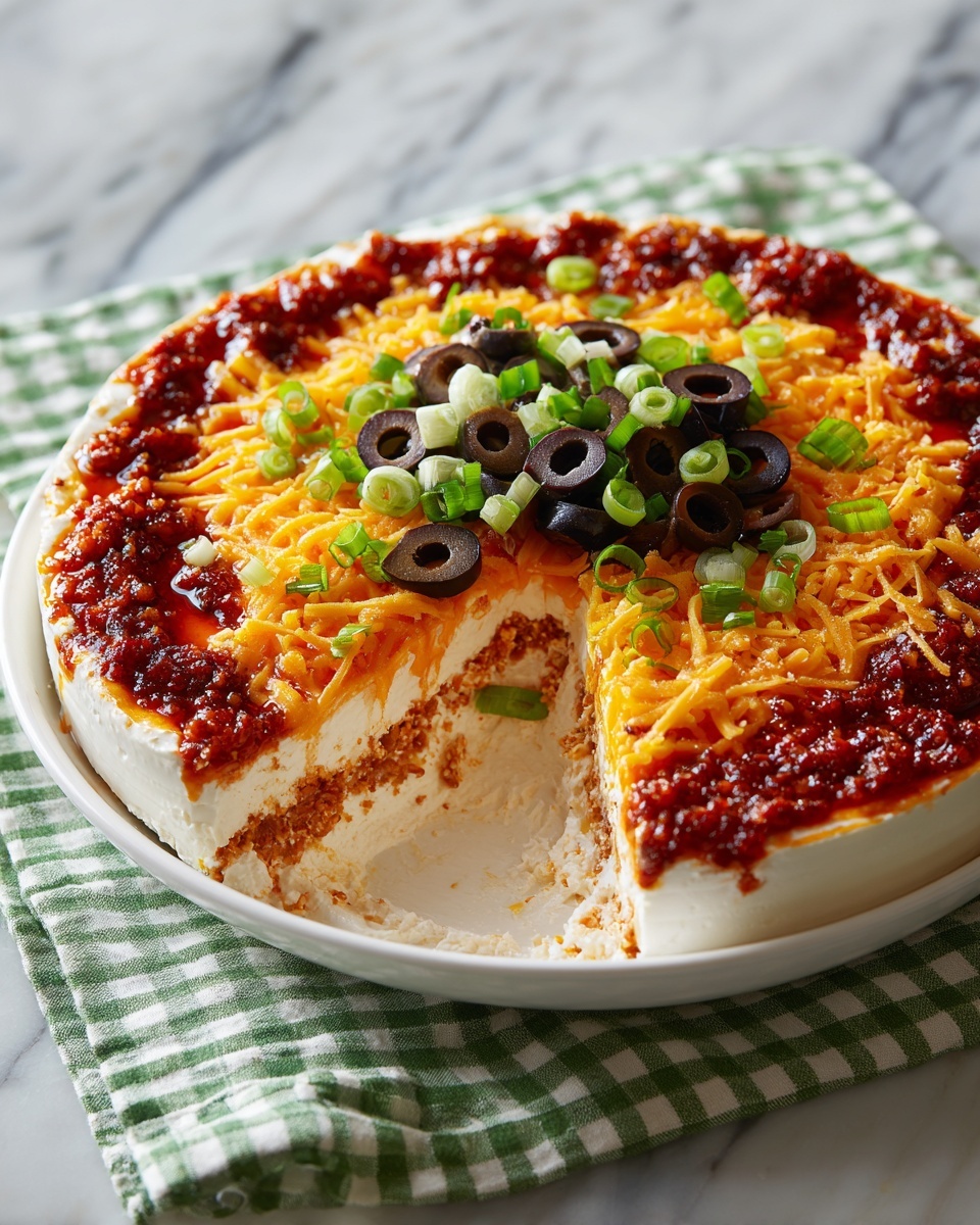 Layered Cream Cheese and Salsa Dip Recipe - Recipe Image