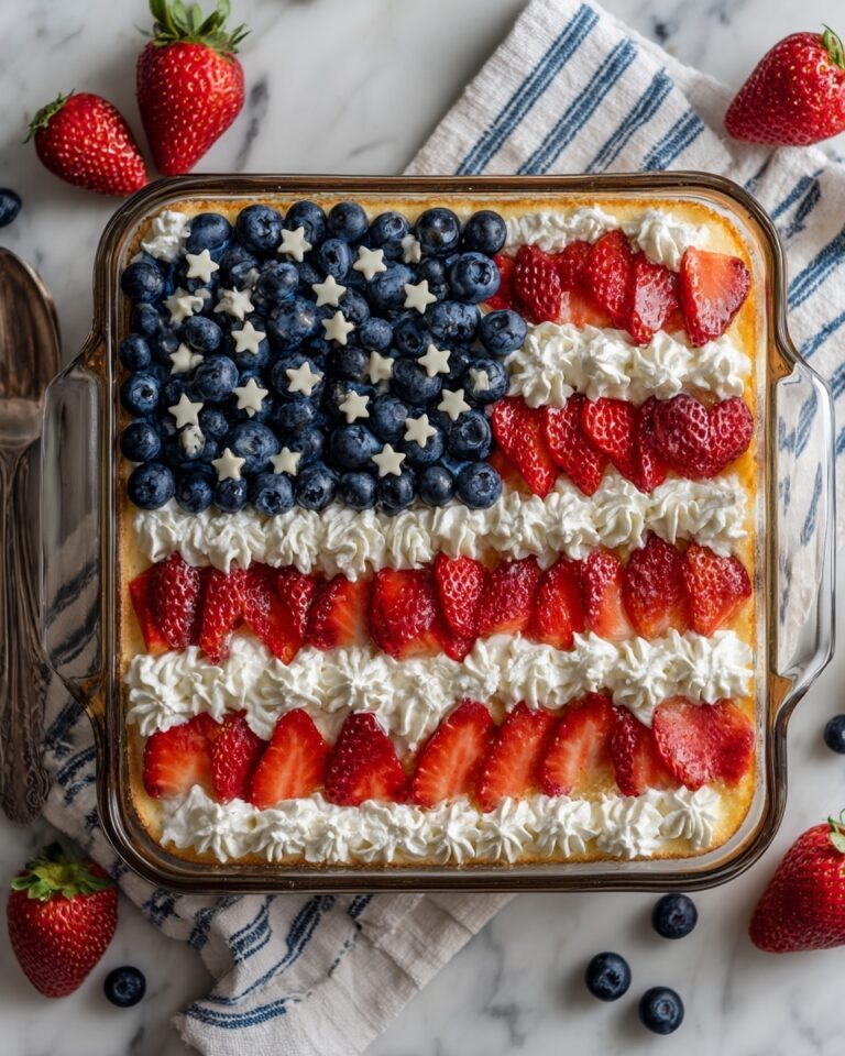 American Flag Fruit Pizza Recipe