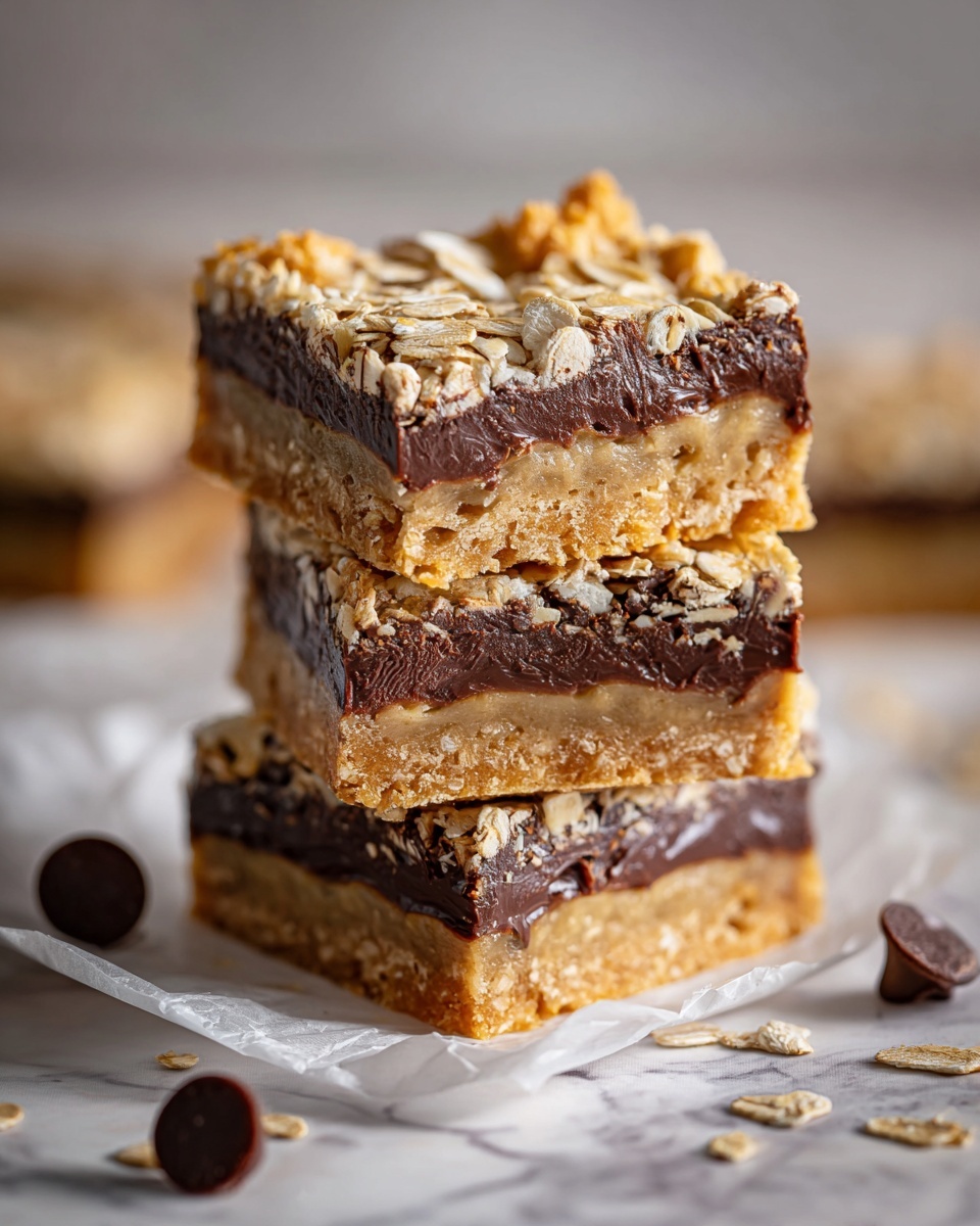 Oatmeal Fudge Bars Recipe - Recipe Image