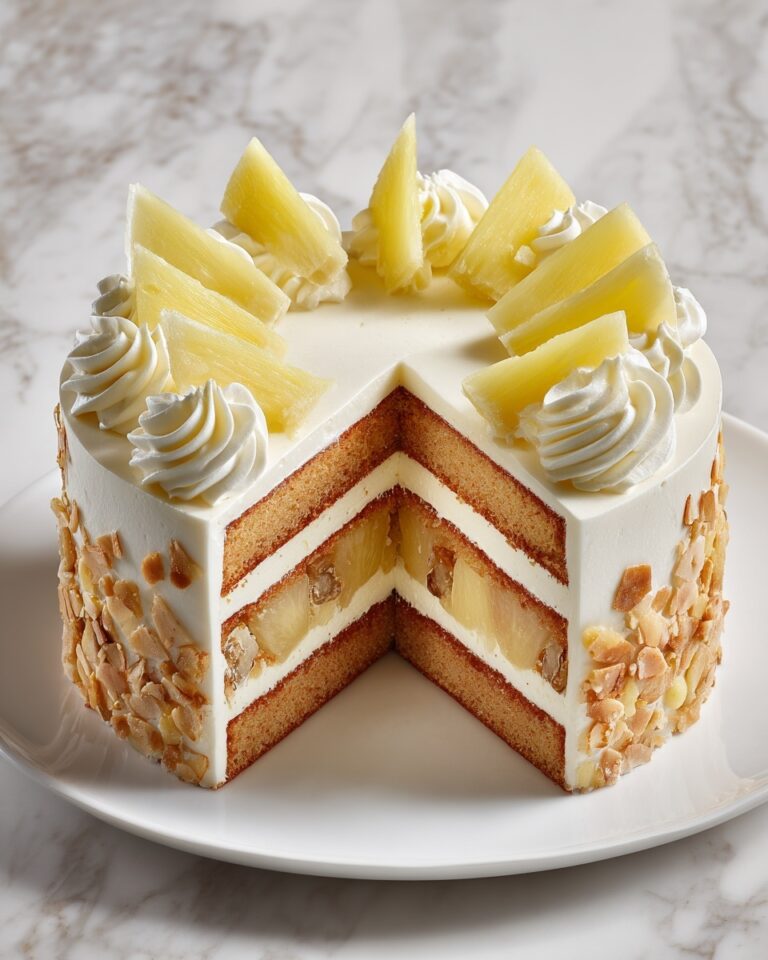 Pineapple Condensed Milk Cake Recipe