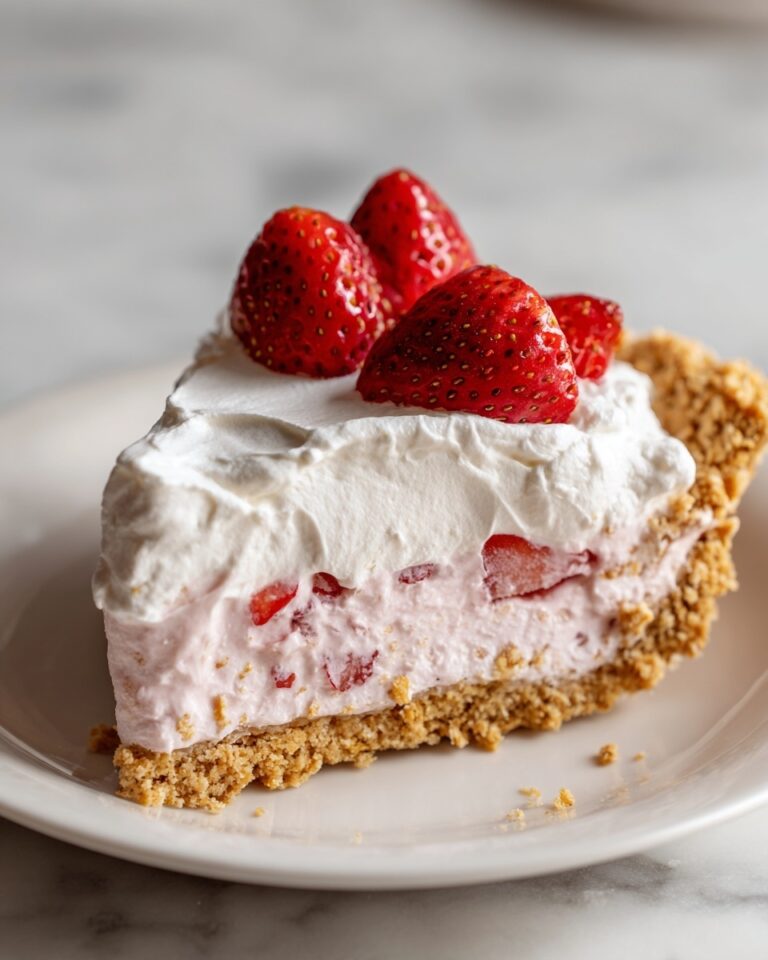 No-Bake Strawberry Cheesecake Cream Pie Recipe