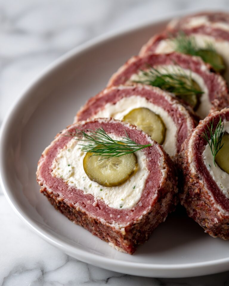 Lazy Cream Cheese Pickle Roll-Ups Recipe