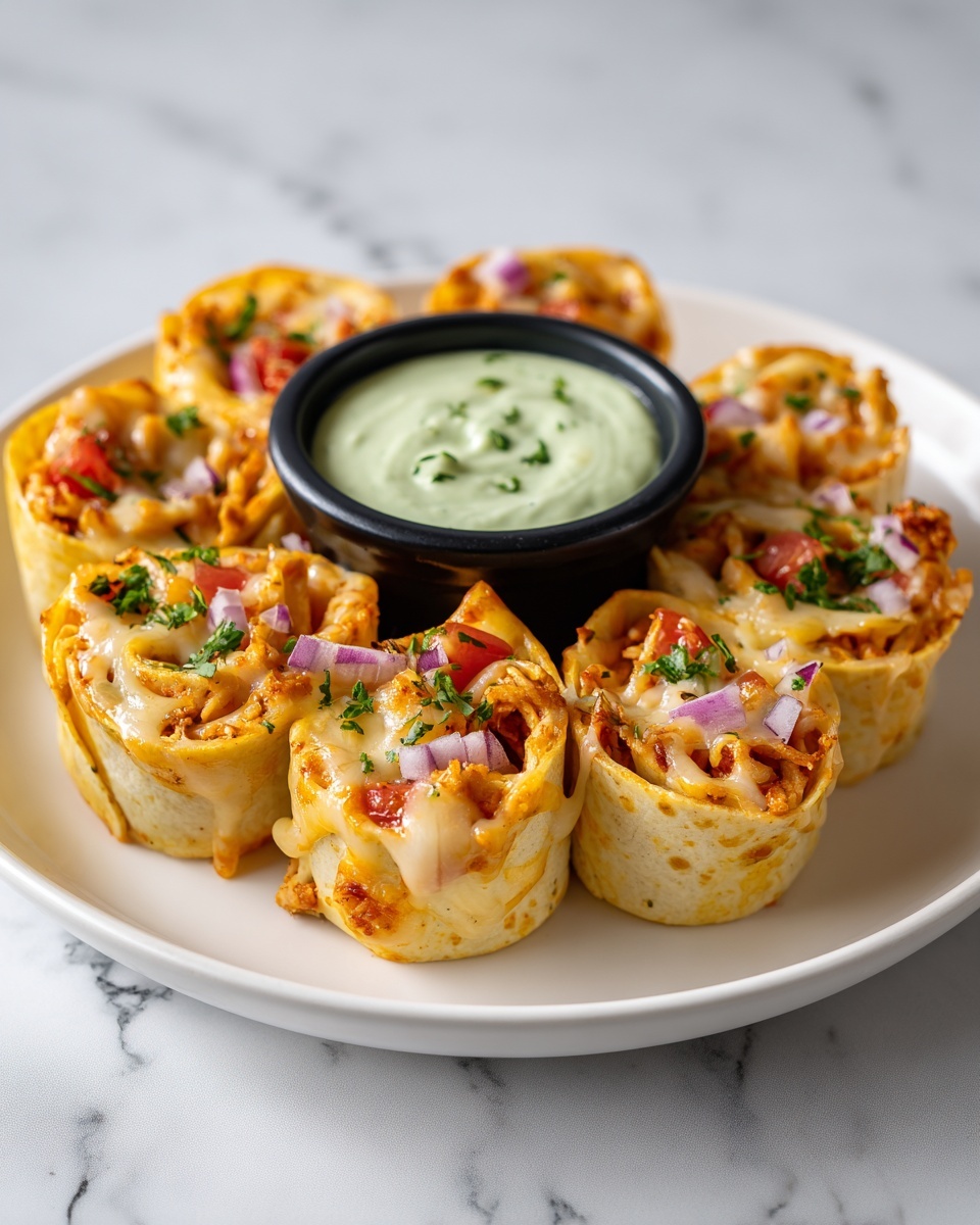 Blooming Quesadilla Ring Recipe - Recipe Image