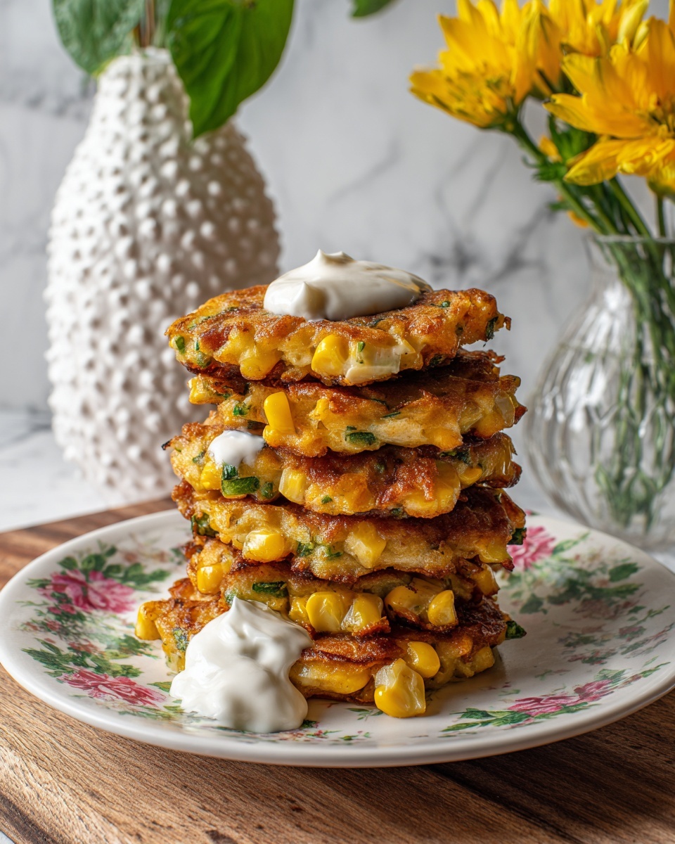 Corn Zucchini Fritters Recipe - Recipe Image