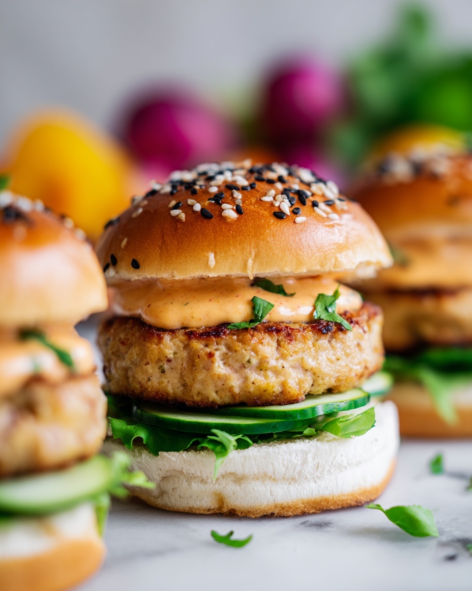 Chicken Dumpling Burgers Recipe - Recipe Image