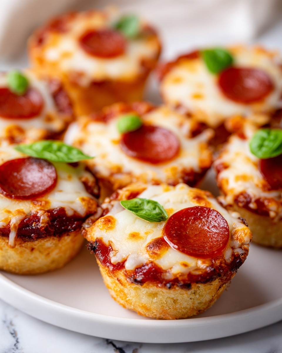 Deep Dish Pizza Cupcakes Recipe - Recipe Image
