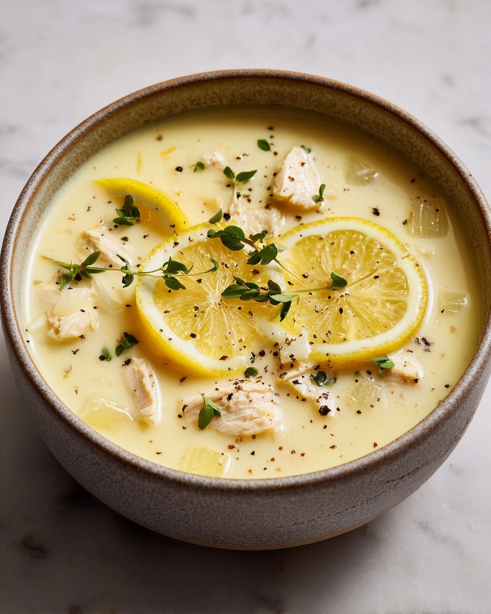 Avgolemono (Greek Egg and Lemon Soup) Recipe - Recipe Image