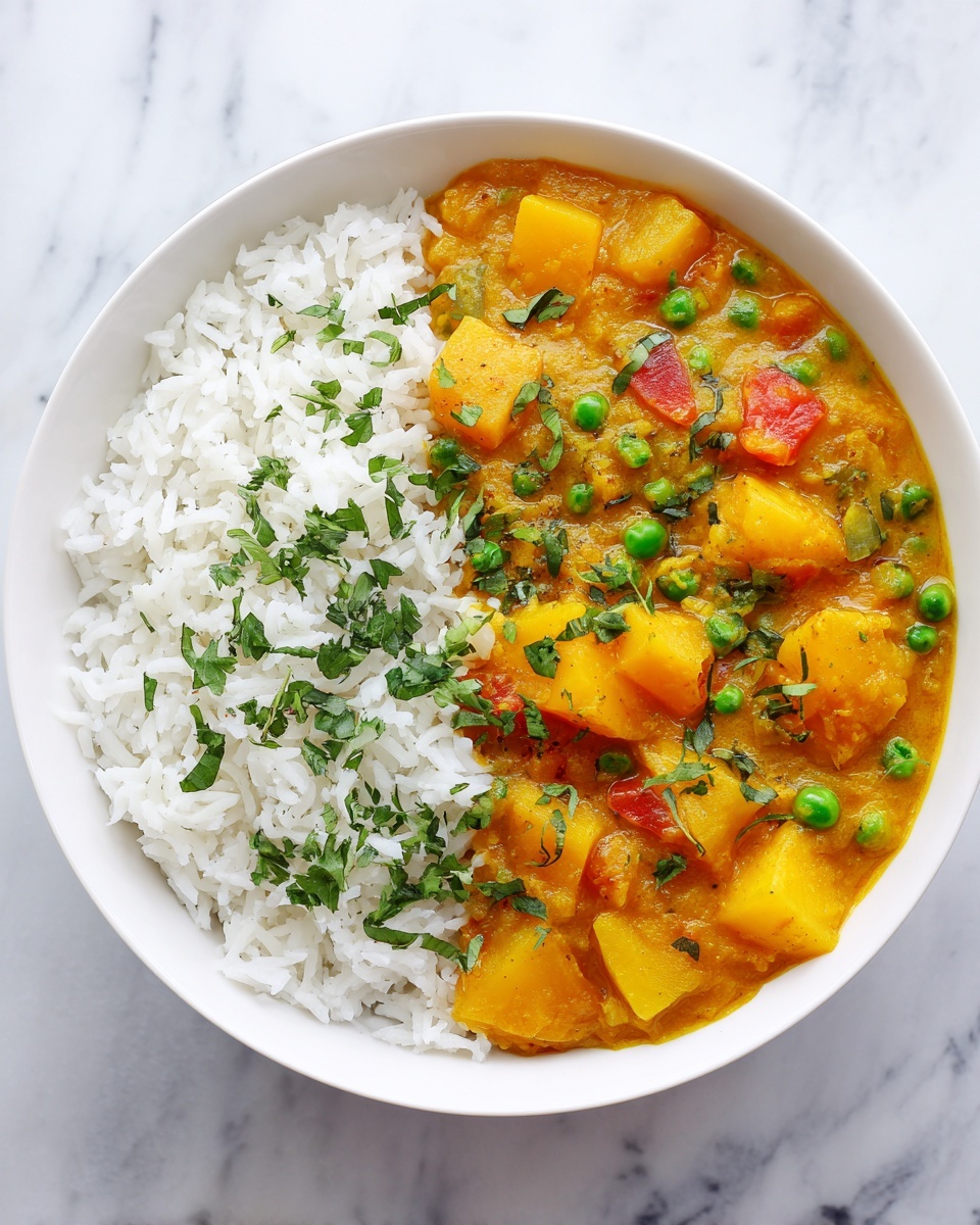 Pumpkin Curry with Rice: A Cozy, Flavorful Meal Recipe - Recipe Image