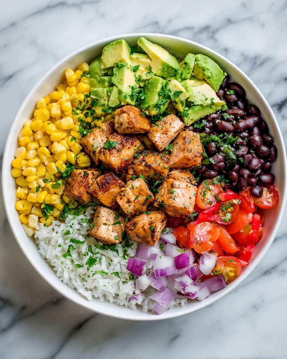 Salmon Burrito Bowl Recipe - Recipe Image